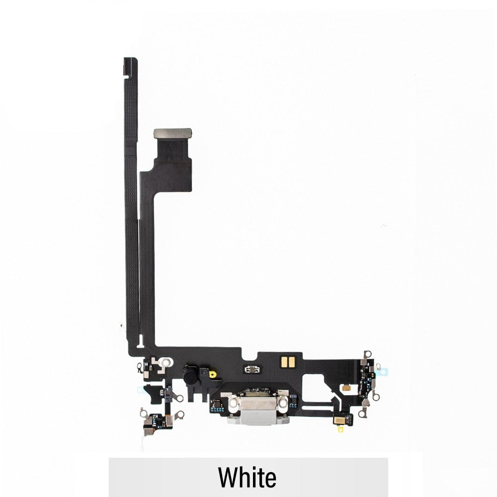 Red Charging Port for iPhone 12 Pro Max-White Red Charging Port for iPhone 12 Pro Max-White